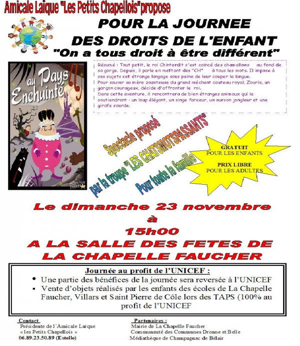 Journée des droits de lenfant à Chapelle Faucher 2