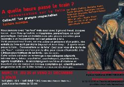 a quelle heure passe le train