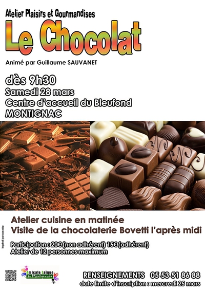 atelier chocolat Montignac
